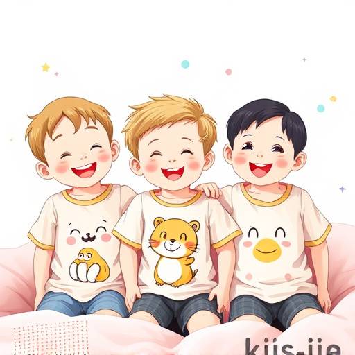 Camisetas infantis com personagens divertidos e tecidos macios